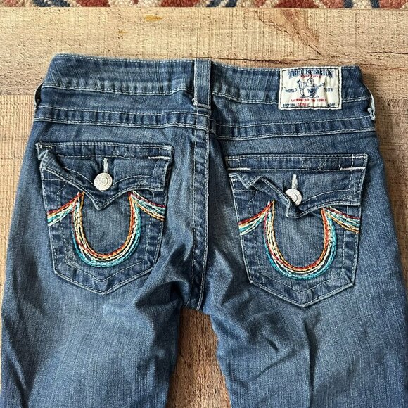 True Religion Womens Skinny Jeans Size 27 Blue Denim - Picture 8 of 8
